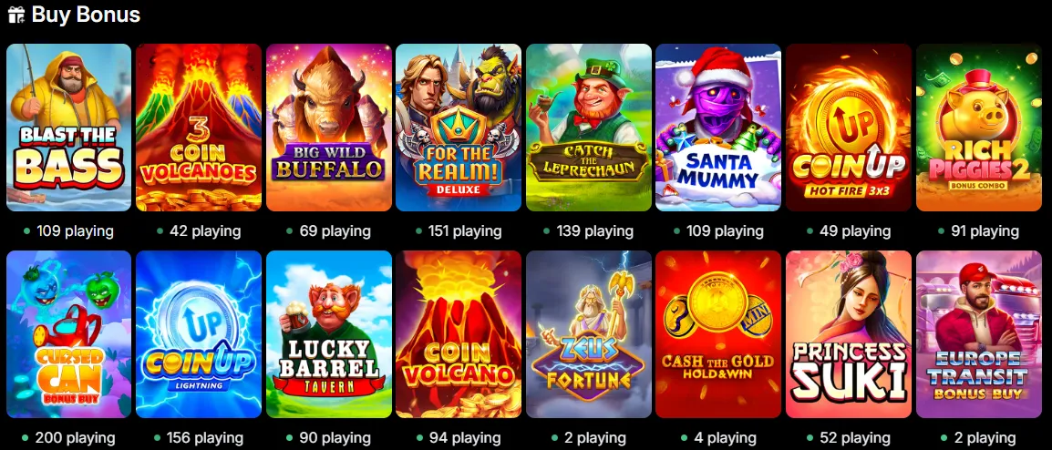 spinathlon casino buy bonus